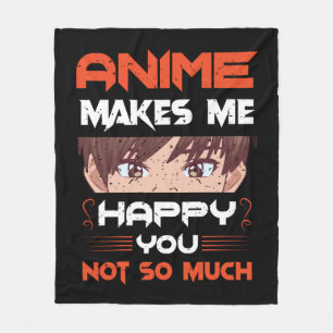 Anime Macht Mich Glücklich Du Nicht So Sehr Fleecedecke