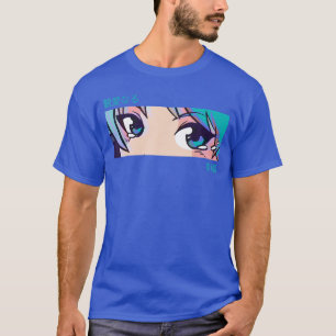 Anime Mädchen Augen Pastell Ästhetik Otaku Kunst l T-Shirt