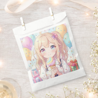 Anime-Mädchen-Eiscreme-Geburtstagsfeier Geschenktütchen