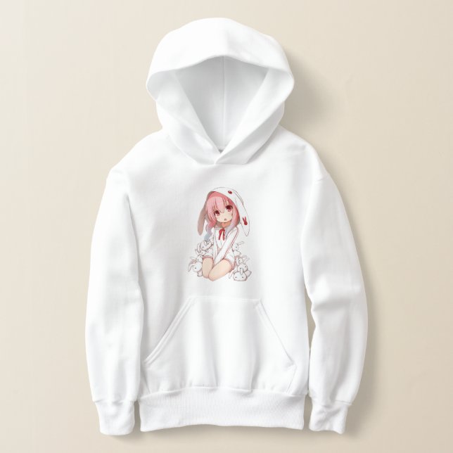 Anime-Mädchen 🤩 Hoodie (Ablage )