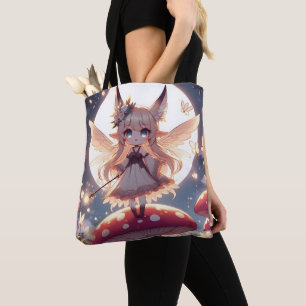 Anime Mädchen Pixie Hippie Mond Fee