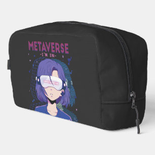 Anime-Mädchen Virtual-Reality-Brille Dopp Kit Waschbeutel