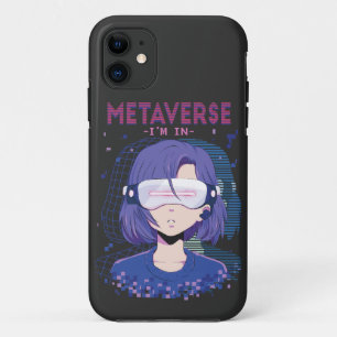 Anime-Mädchen Virtual Reality Brille iPhone-Hülle Case-Mate iPhone Hülle