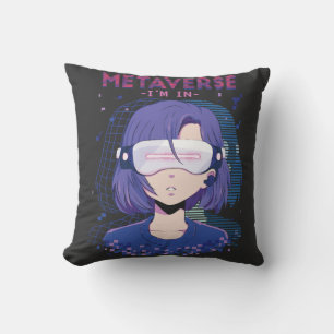 Anime-Mädchen Virtual Reality Brille Kissen
