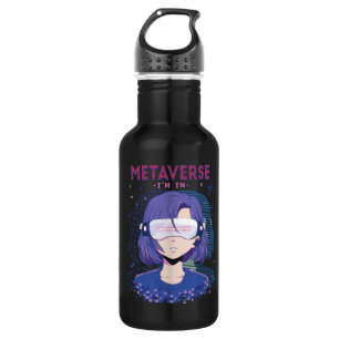 Anime-Mädchen Virtual-Reality-Brille Wasserflasche