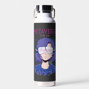 Anime-Mädchen Virtual-Reality-Brille Wasserflasche Trinkflasche