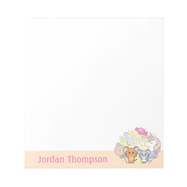 Anime Magical Candyland mit Jerry und Tuffy Notizblock (Vorderseite)