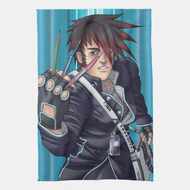 Anime Manga Artist Küchentuch (Vertikal)
