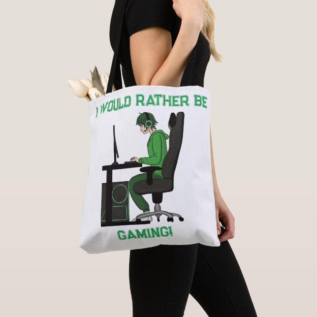 Anime Manga Computer PC Gamer Boy Tote Bag (Von Nahem)