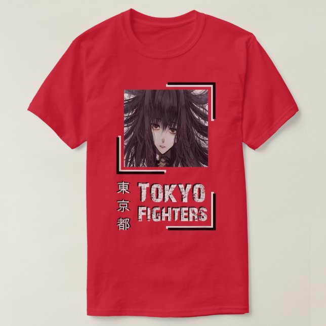 Anime Manga Demon Otaku Girl Tokyo Style Top  (Design vorne)