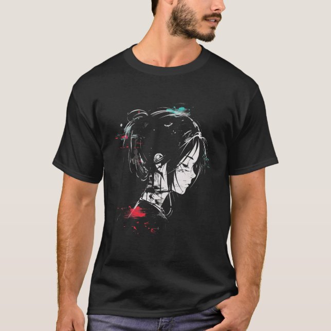 Anime Manga Graphic Art Anime T-Shirt (Vorderseite)
