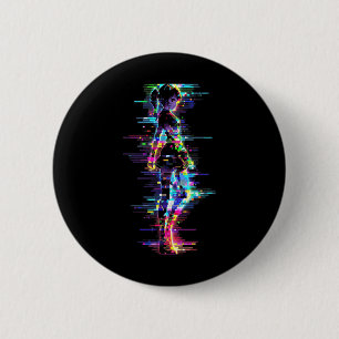 Anime Manga Graphic Colorful Artwork Anime Button