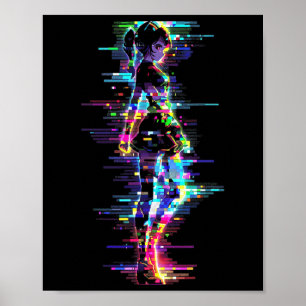 Anime Manga Graphic Colorful Artwork Anime Poster