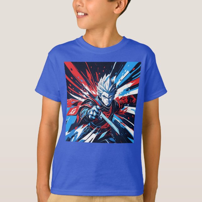 Anime/Manga-Inspiriert Hero-T - Shirt (Vorderseite)