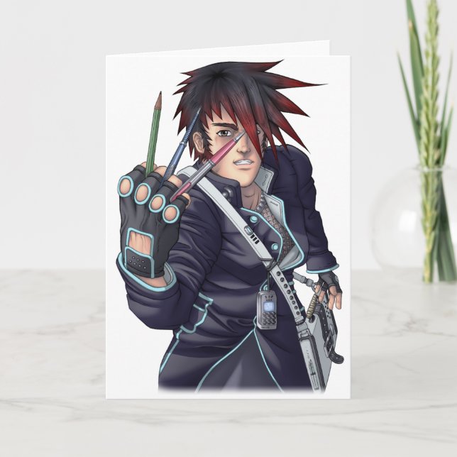 Anime Manga Künstler Karte (Vorderseite)