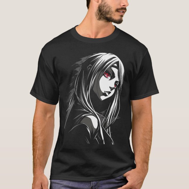 Anime Manga Motif Abstrakt Artwork Anime T-Shirt (Vorderseite)