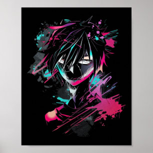 Anime Manga Motif Abstrakt Illustration Anime Poster