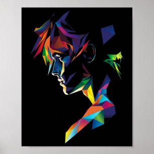 Anime Manga Motif Farbiges Kunstwerk Anime Poster