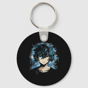 Anime Manga Motif Headphone Artwork Anime Schlüsselanhänger