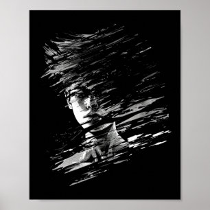 Anime Manga Motif Pixel Illustration Anime Poster