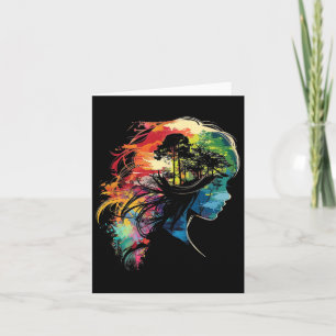 Anime-Manga-Motiv Farbige Illustration Anime  Karte