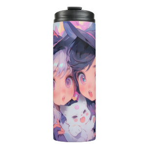 Anime Manga Niedlich Hexen Inspiriert Tumbler Thermosbecher