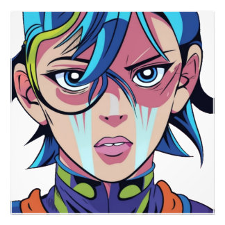Anime Manga Pop Kunstliebhaber Pop Liebhaber Carto Fotodruck