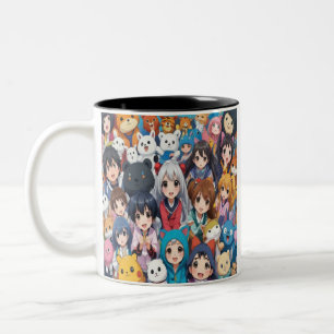 Anime Manga Pop Kunstliebhaber Pop Liebhaber Carto Zweifarbige Tasse