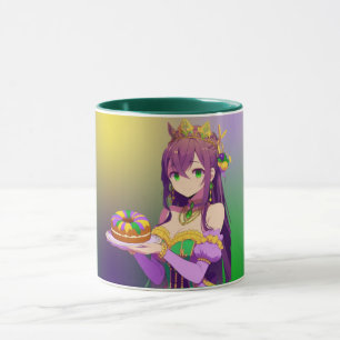 Anime Mardi Gras King Kuchen Tasse