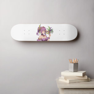 Anime Mardi Gras Maske Skateboard