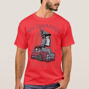 Anime - Mein Chariot wartet - Samurais - Autos - O T-Shirt