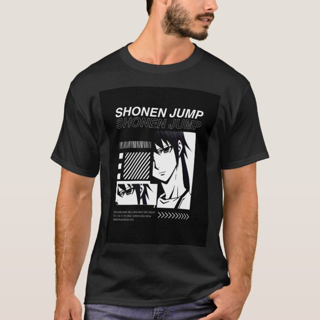 Anime Men-T-Shirt T-Shirt (Vorderseite)