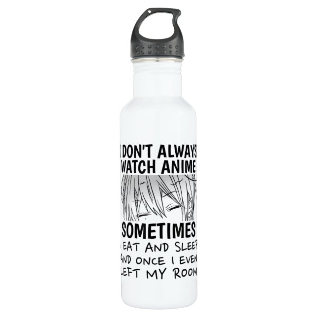 Anime Merch für Männer Niedliche Anime Boys Japani Edelstahlflasche (Vorderseite)