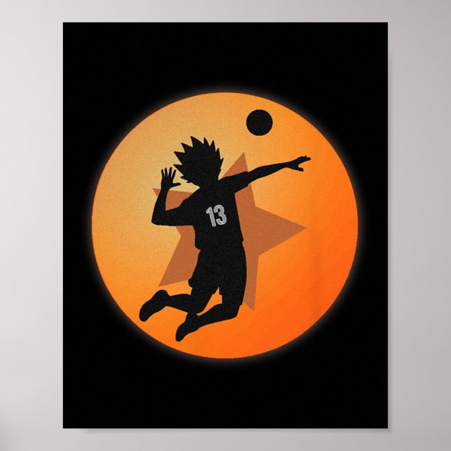 Anime Merch Japan Number 13 Star Anime Volleyba Poster (Vorne)