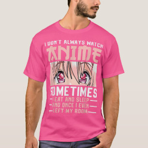 Anime Merch Women Teen Girls Boys ich nicht immer  T-Shirt