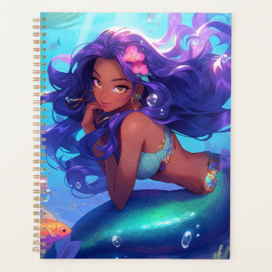 Anime Mermaid Girl Fantasy Art Planer