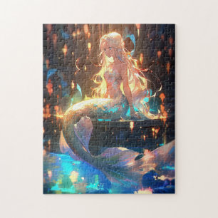 Anime Mermaid Girl Fantasy Art Puzzle