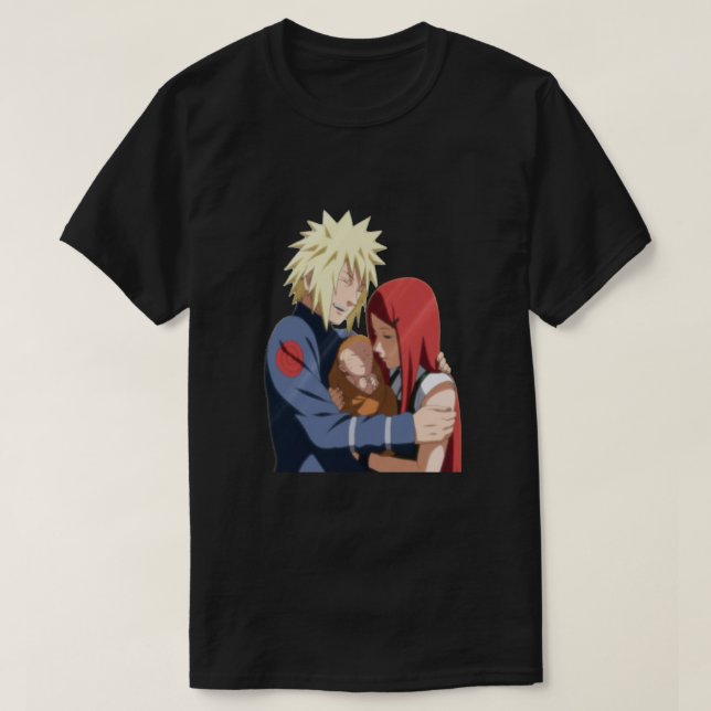 Anime Minato und Kushina Classic T-Shirt (Design vorne)
