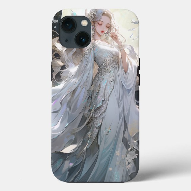 Anime Moon Princess Fantasy Art Case-Mate iPhone Hülle (Rückseite)