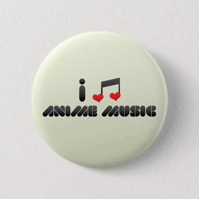 Anime-Musik Button (Vorderseite)