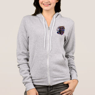 Anime-Musik-Mädchen Y2K Streetwear Vorne & Hinten Hoodie