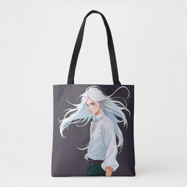 Anime Mystery Man Tote Bag (Vorderseite)