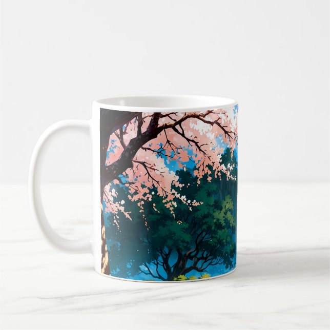 Anime natural landscape kaffeetasse (Links)