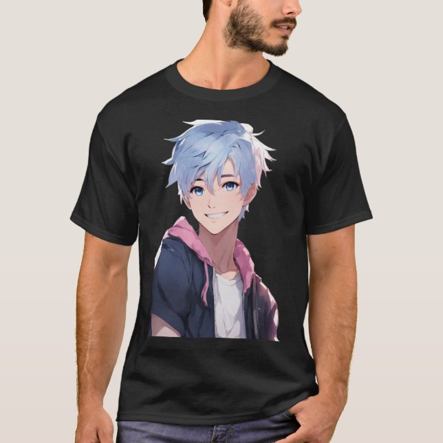 Anime Niedlich Japanisch Kawaii Cartoon Otaku T-Shirt (Vorderseite)