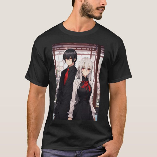 Anime Niedlich Japanisch Kawaii Cartoon Otaku T-Shirt (Vorderseite)