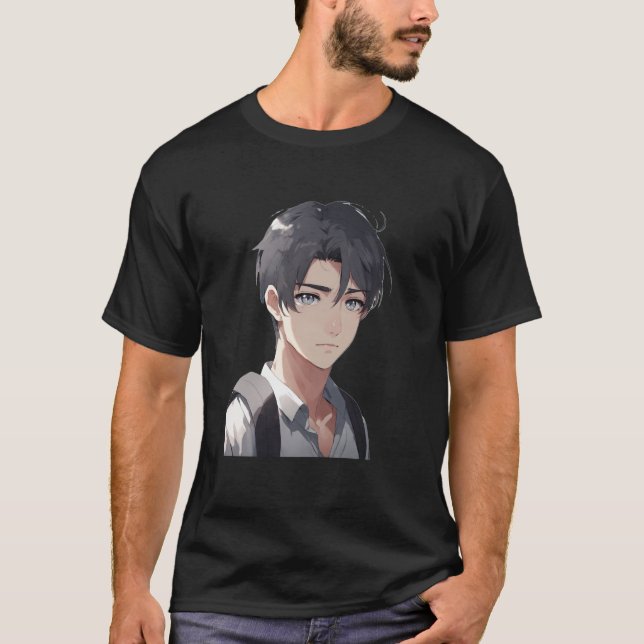 Anime Niedlich Japanisch Kawaii Cartoon Otaku T-Shirt (Vorderseite)