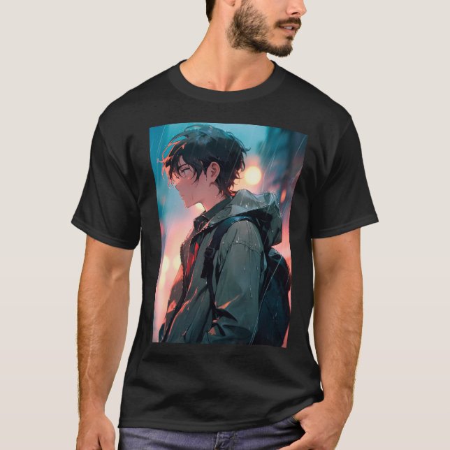Anime Niedlich Japanisch Kawaii Cartoon Otaku T-Shirt (Vorderseite)