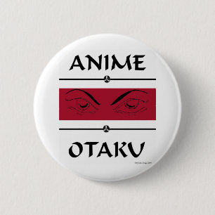 Anime Otaku böse Blicke Button
