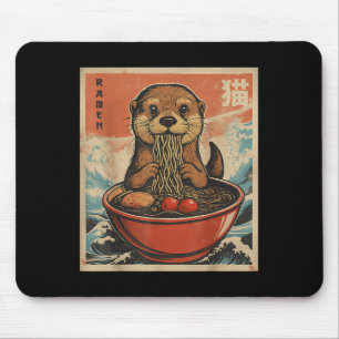 Anime Otter Ramen Japanisch Funny Kawaii Gift Men  Mousepad