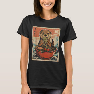 Anime Otter Ramen Japanisch Funny Kawaii Gift Men T-Shirt